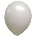 9" White Latex Balloons
